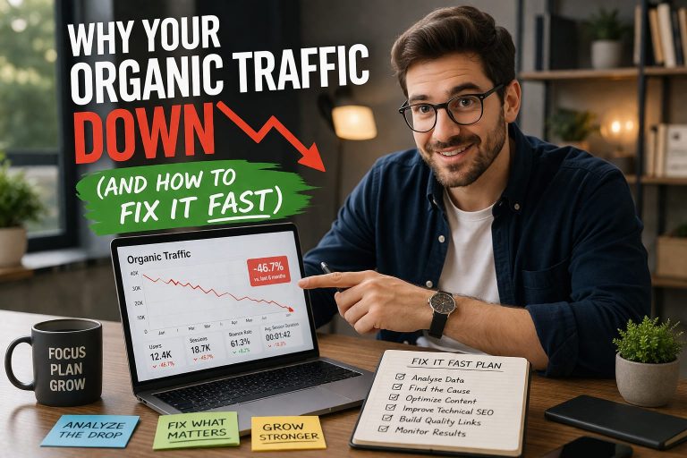 Why Your Organic Traffic Is Down And How to Fix It FAST